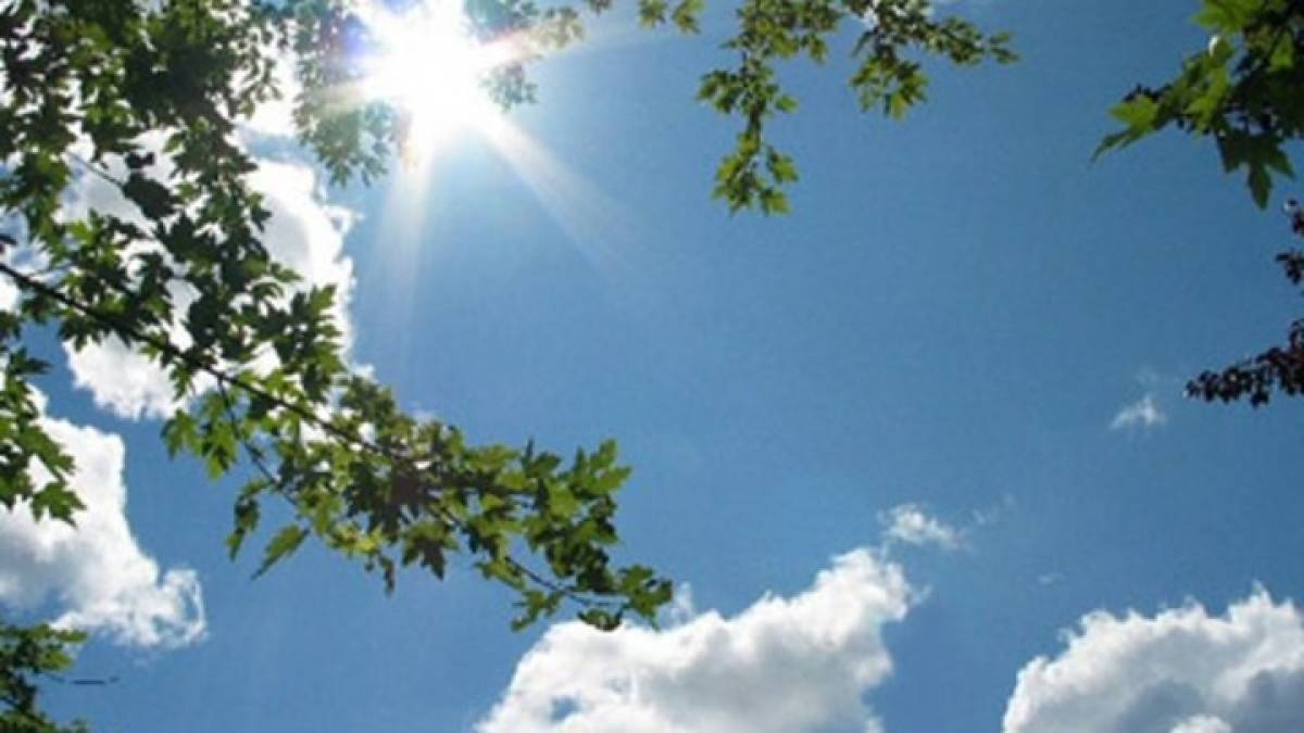 Αίθριος καιρός με ηλιοφάνεια και υψηλές θερμοκρασίες