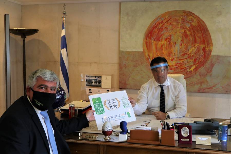 Ο Γεωργιάδης συνεχάρη τον δήμαρχο Πρέβεζας