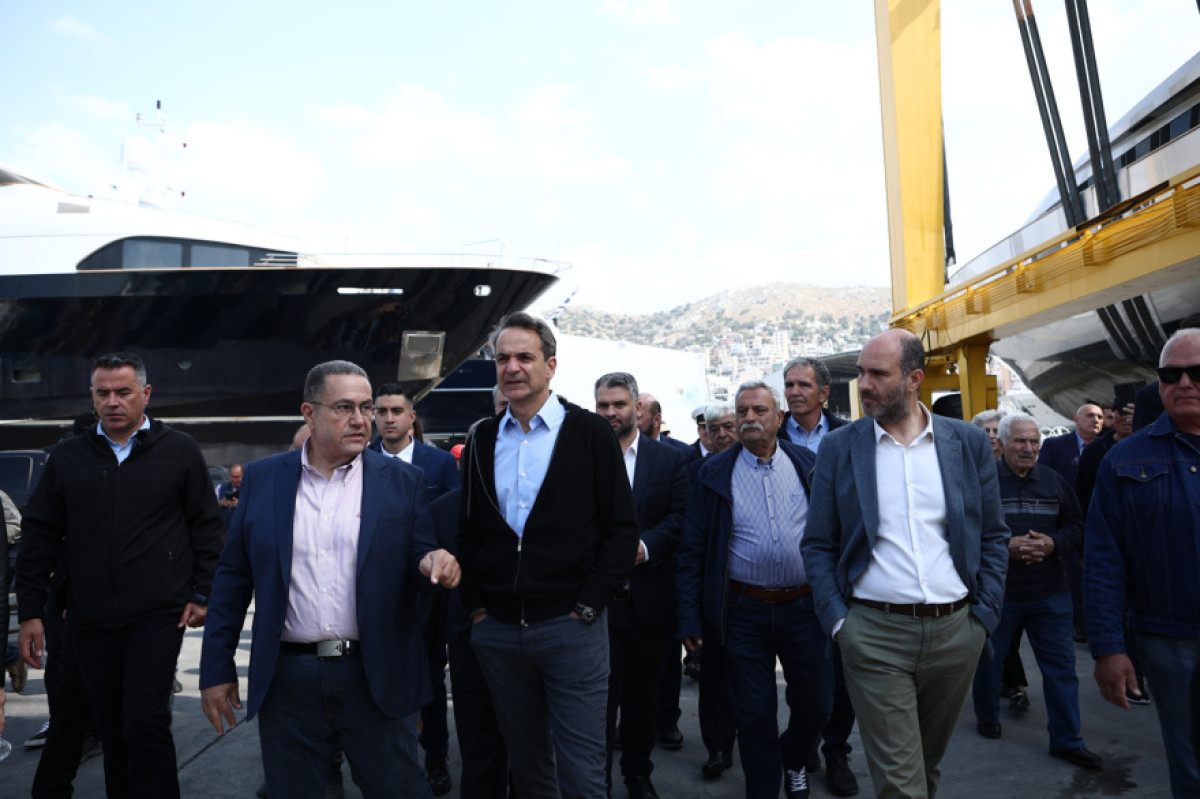 Μητσοτάκης-Ναυπηγεία Περάματος: Πρόκληση η περαιτέρω ανάπτυξη του ναυπηγικού κλάδου