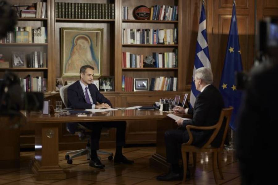 Η τηλεθέαση της τηλεοπτικής συνέντευξης Μητσοτάκη