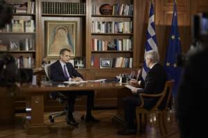 Η τηλεθέαση της τηλεοπτικής συνέντευξης Μητσοτάκη