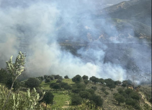 Μεγάλη επιχείρηση κατάσβεσης πυρκαγιάς στο Γενή Ρεθύμνου