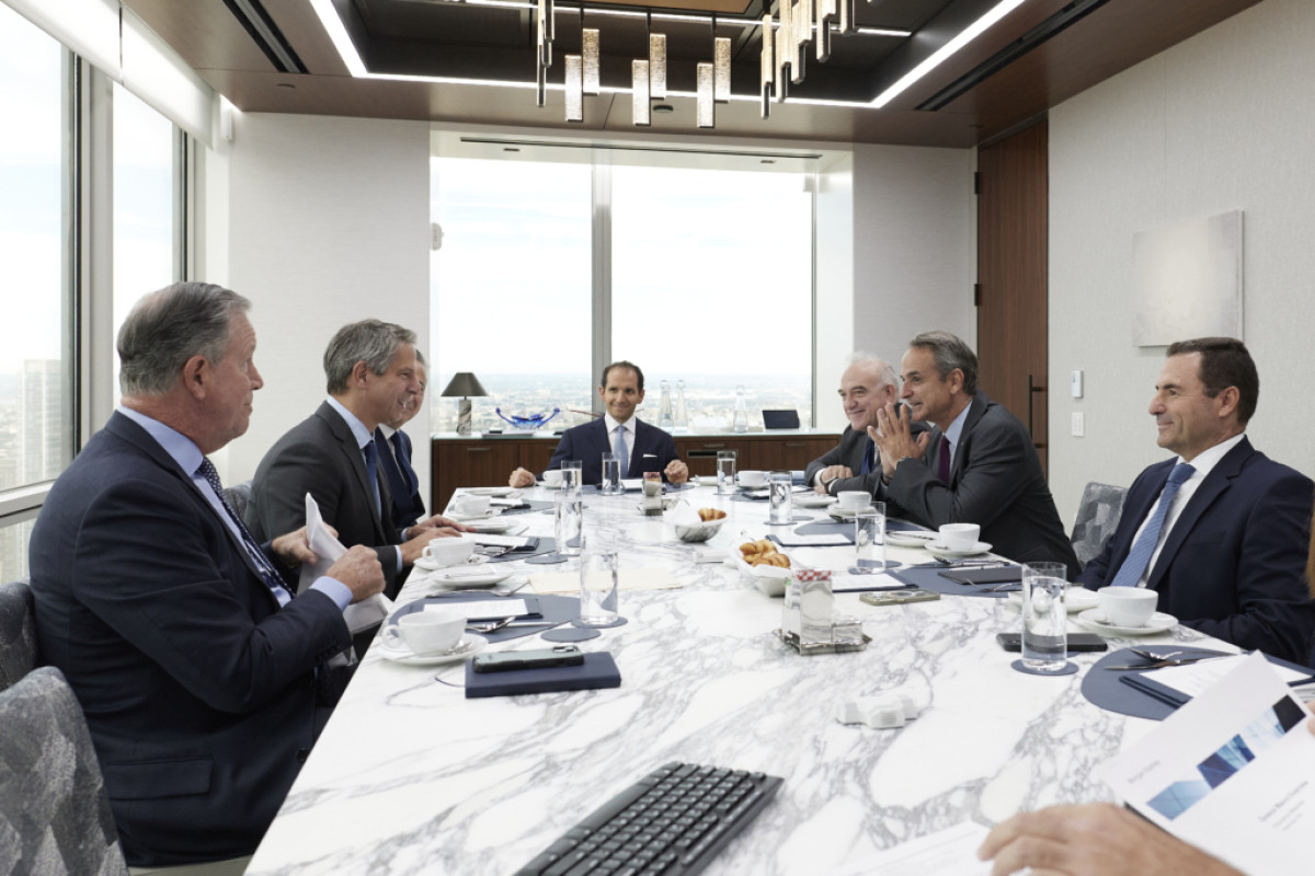 Μητσοτάκης: Συνάντηση με στελέχη της Morgan Stanley για την ελληνική οικονομία και τις γεωπολιτικές εξελίξεις
