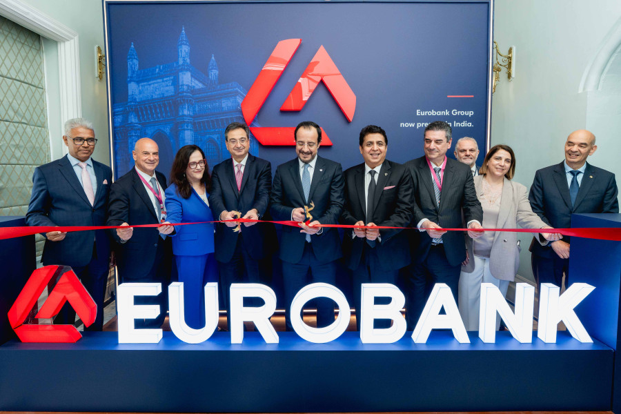 Eurobank: Επίσημη έναρξη λειτουργίας του Γραφείου Αντιπροσωπείας της στην Ινδία