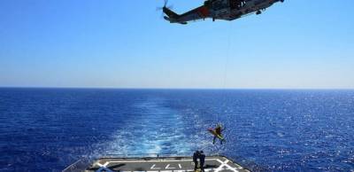 Τριμερής άσκηση έρευνας-διάσωσης για ναυτικό ατύχημα κοντά σε εξόρυξη