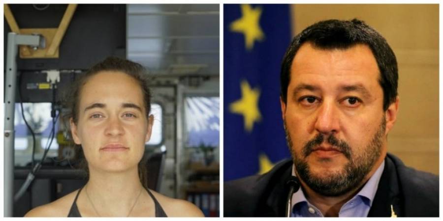Μήνυση της Καρόλα Ρακέτε κατά του Ματέο Σαλβίνι