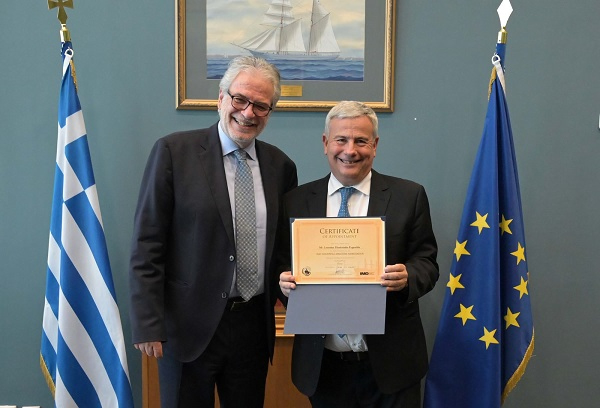 IMO: Ανανεώθηκε η θητεία του Λ. Δημητριάδη-Ευγενίδη ως ναυτιλιακού πρεσβευτή