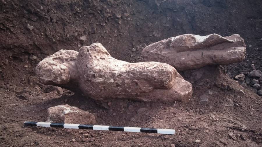 Φωτογραφίες από τους Κούρους που βρέθηκαν στη Φθιώτιδα
