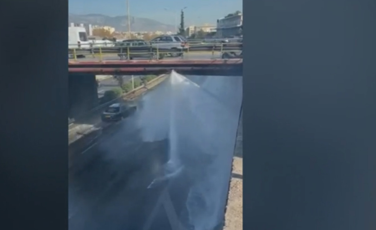 Έσπασε αγωγός νερού στον Κηφισό- Θανατηφόρο τροχαίο στον περιφερειακό Υμηττού