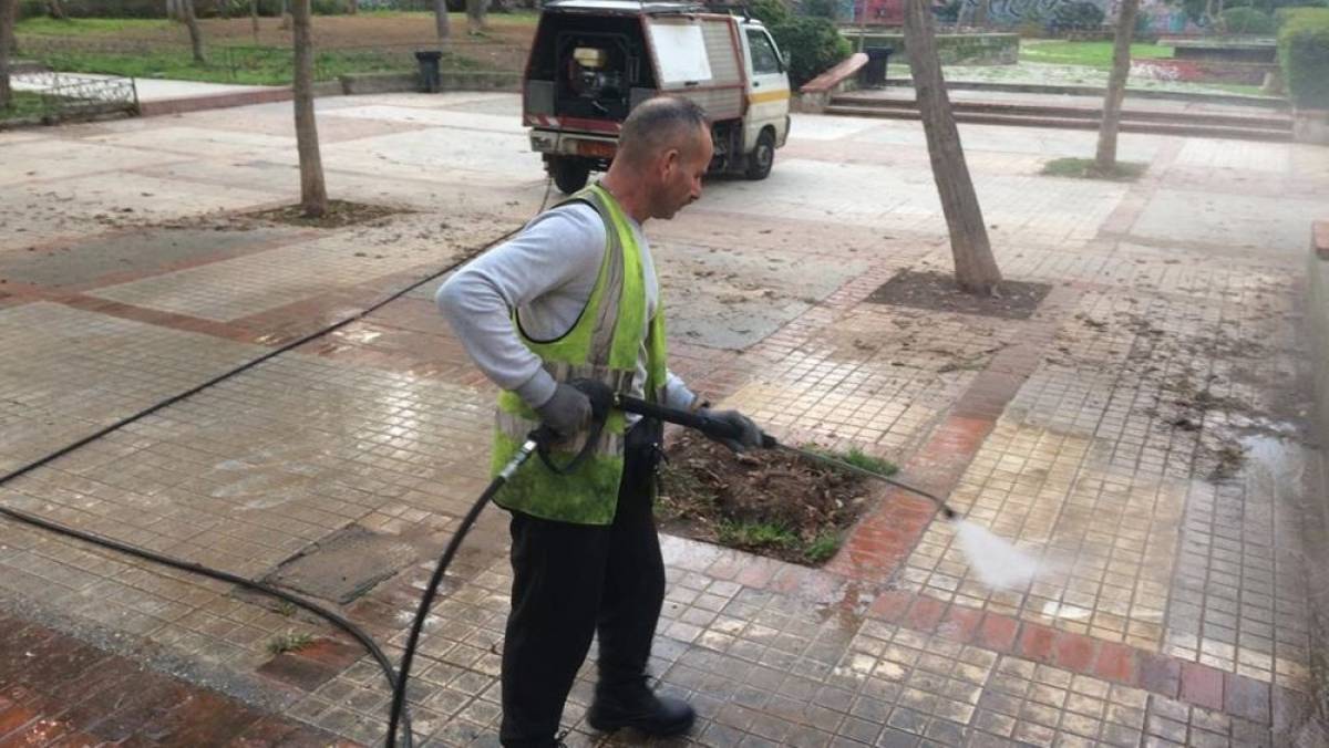 Παρεμβάσεις στην πλατεία Ναθαναήλ στα Πατήσια από τον Δήμο Αθηναίων