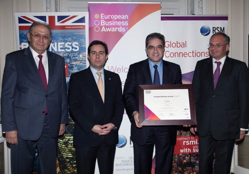 Η Globo διακρίνεται στα Ευρωπαϊκά Επιχειρηματικά Βραβεία 2012