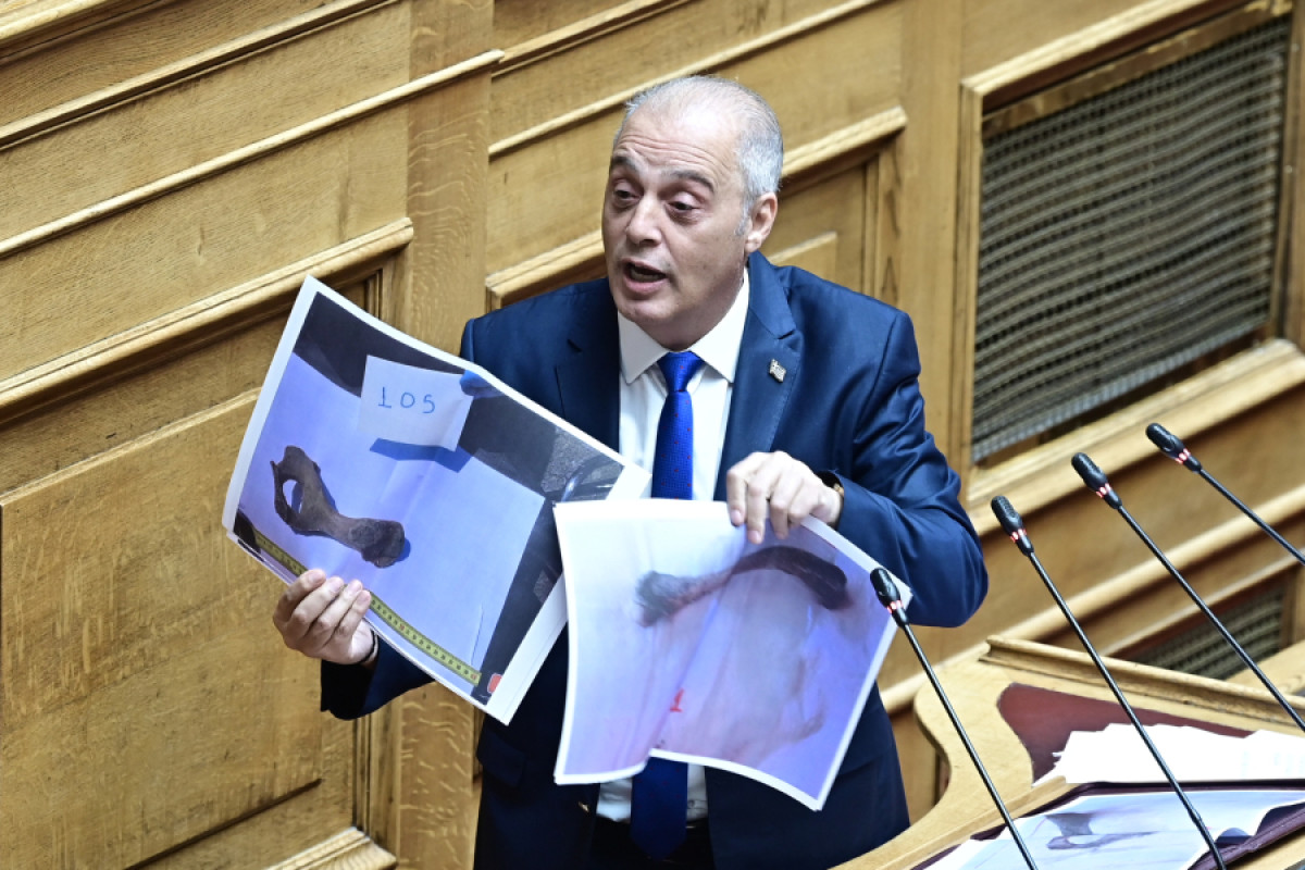 Πλακιάς: Ο Βελόπουλος έδειχνε φωτογραφίες οστών ζώων φωνάζοντας ότι είναι από θύματα των Τεμπών