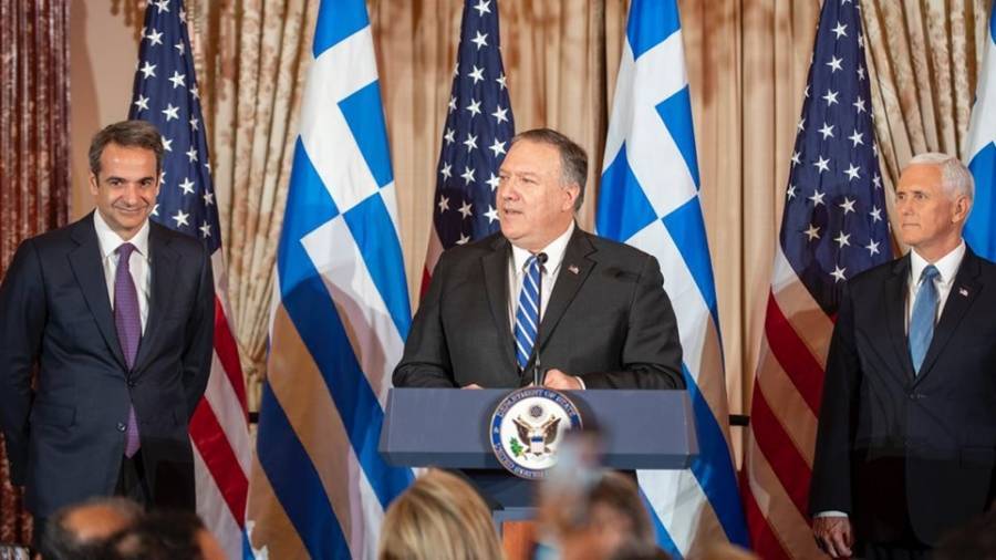 Μητσοτάκης: Έτοιμοι να γράψουμε νέο κεφάλαιο στην ιστορία- Εύσημα Πενς-Πομπέο