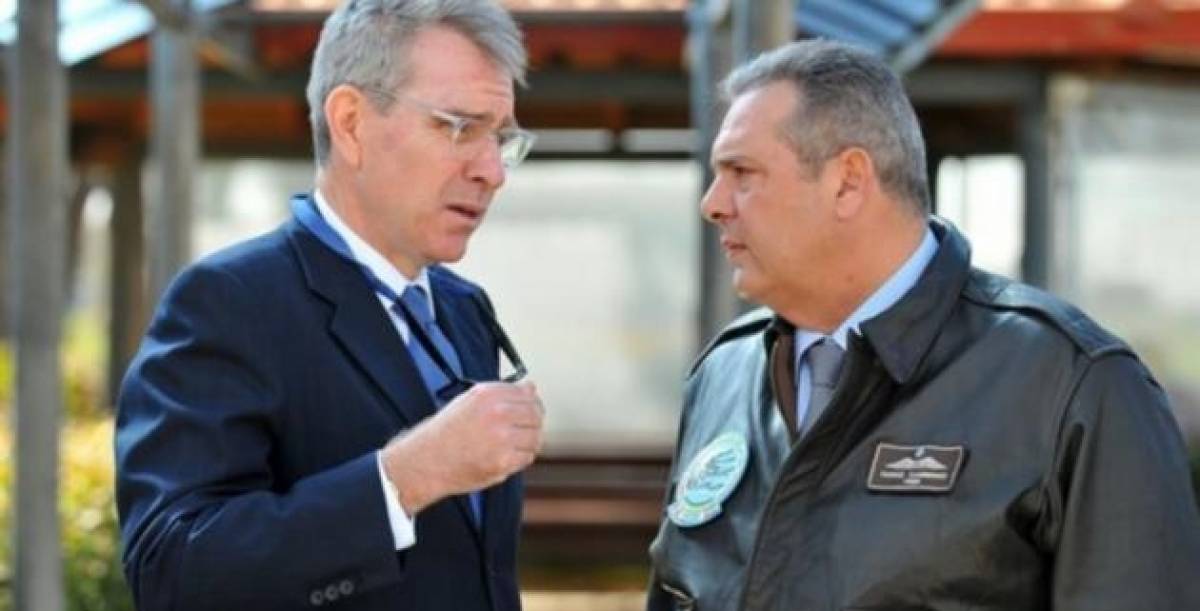 Συνάντηση Καμμένου - Πάιατ για τις καταστροφικές πυρκαγιές