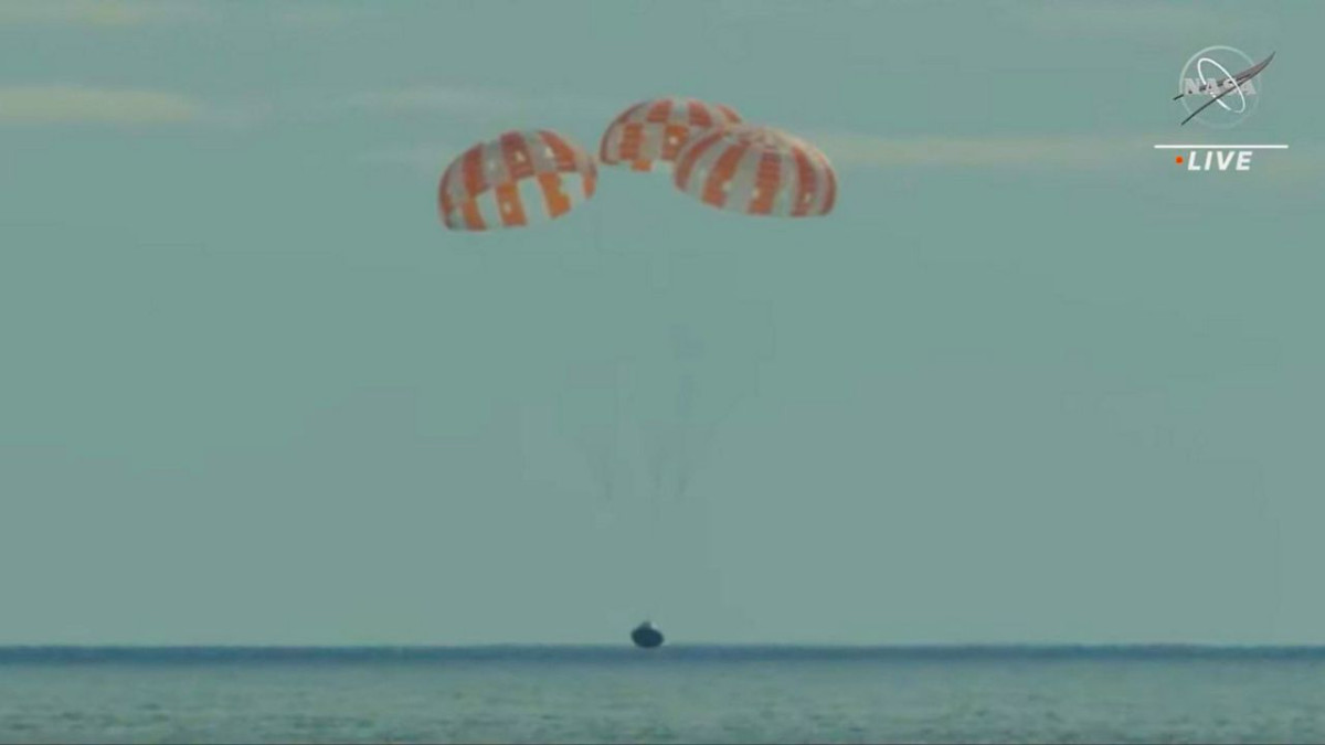 Artemis I: Ολοκληρώθηκε η επιστροφή του μη επανδρωμένου διαστημοπλοίου