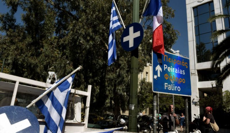 "Φρούριο" η Αθήνα λόγω του Γάλλου Προέδρου