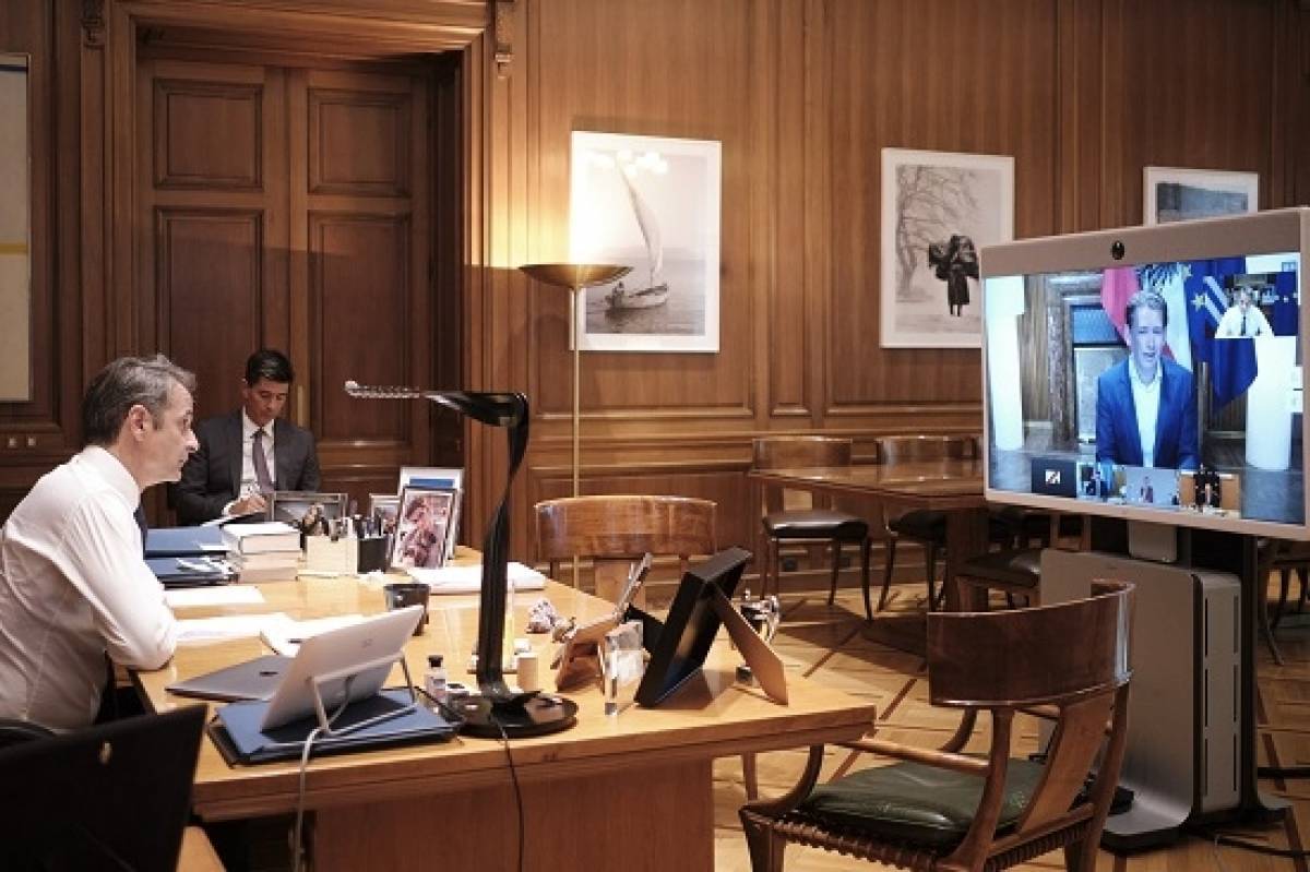 Συμμετοχή Μητσοτάκη σε τηλεδιάσκεψη ηγετών που διαχειρίστηκαν επιτυχώς την πανδημία