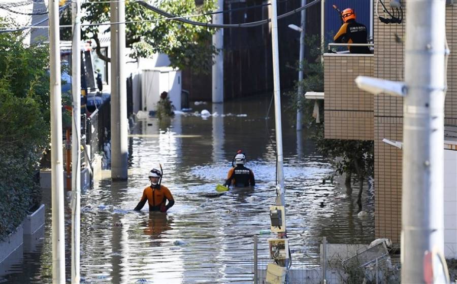 Ιαπωνία: Τουλάχιστον 56 νεκροί από τον τυφώνα Χαγκίμπις
