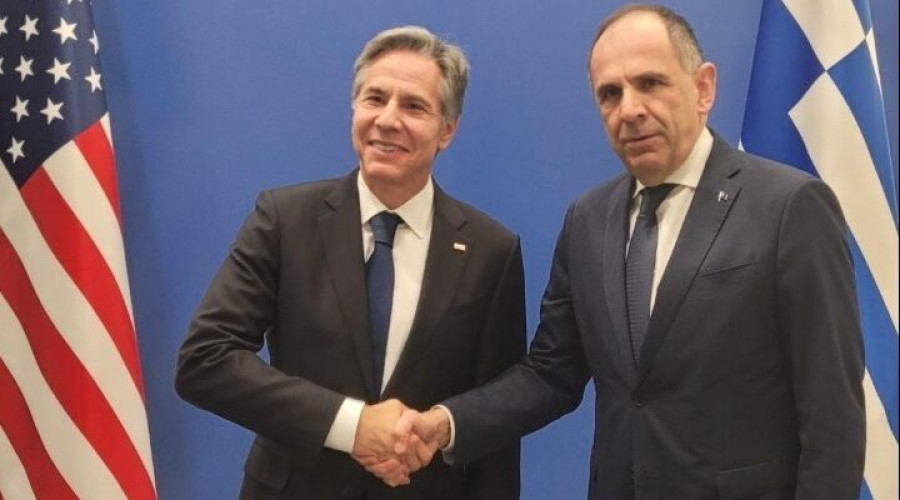Γεραπετρίτης-Μπλίνκεν: Με τα F-35 αποδεικνύεται το βάθος της συνεργασίας μας