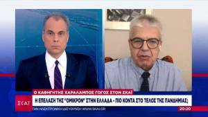Γώγος: Μέσα στο 2022 θα ελέγξουμε την πανδημία-Πότε θα εκτονωθεί