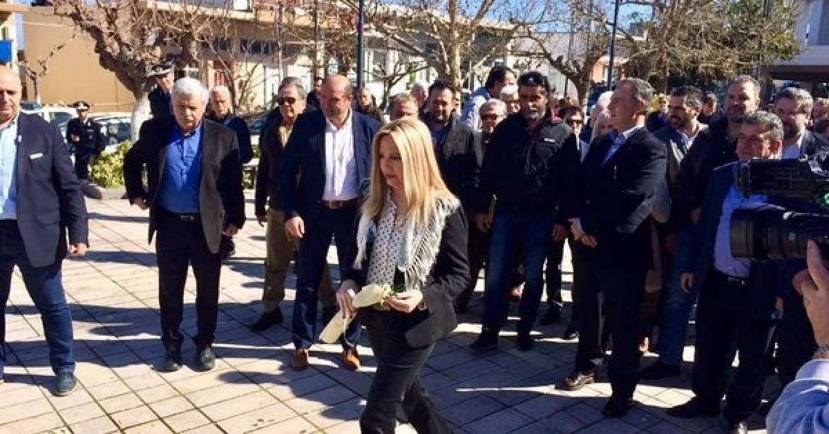 Η Φώφη στην... πρώτη γραμμή για τις γερμανικές αποζημιώσεις!