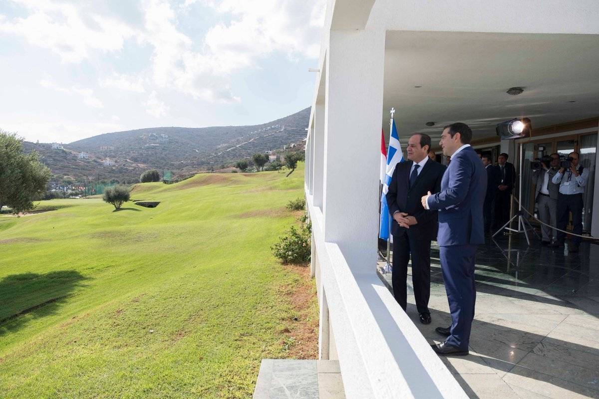 Τσίπρας-Σίσι: Οριοθέτηση ΑΟΖ Ελλάδας-Αιγύπτου μέσα στο 2018