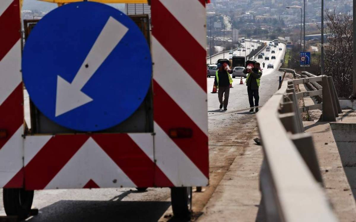 Διακοπή κυκλοφορίας στην Ιόνια Οδό λόγω εργασιών