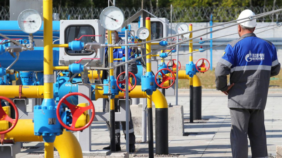 Gazprom: Σταθερές ροές φυσικού αερίου μέσω Ουκρανίας την Τρίτη