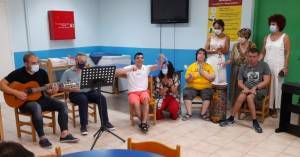 Επίσκεψη της Δόμνας Μιχαηλίδου στην «Αμυμώνη»