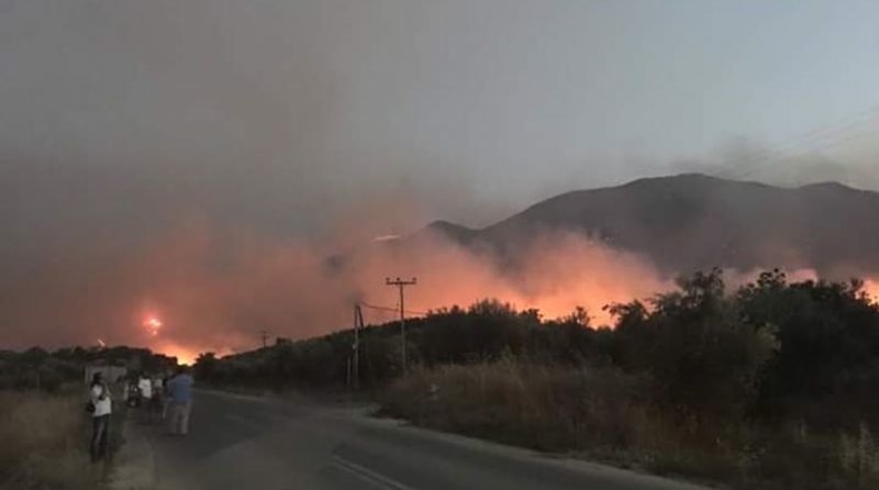 Υπό έλεγχο η πυρκαγιά στην Ανατολική Μάνη