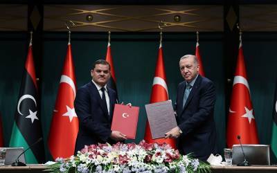 Ερντογάν και Ντμπεϊμπά «επικαιροποίησαν» το τουρκολιβυκό μνημόνιο