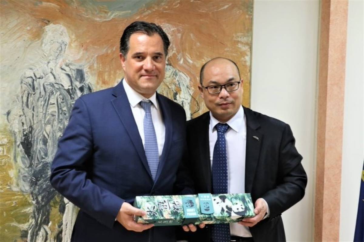 Συνάντηση Γεωργιάδη με εκπρόσωπο της China Railway Group Limited