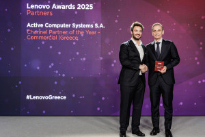 Active: Ανακηρύχθηκε Channel Partner of the Year - Commercial Greece στα Lenovo Awards 2025