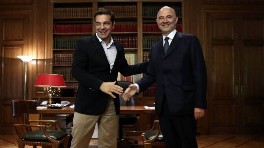 Την Πέμπτη η συνάντηση Τσίπρα-Μοσκοβισί