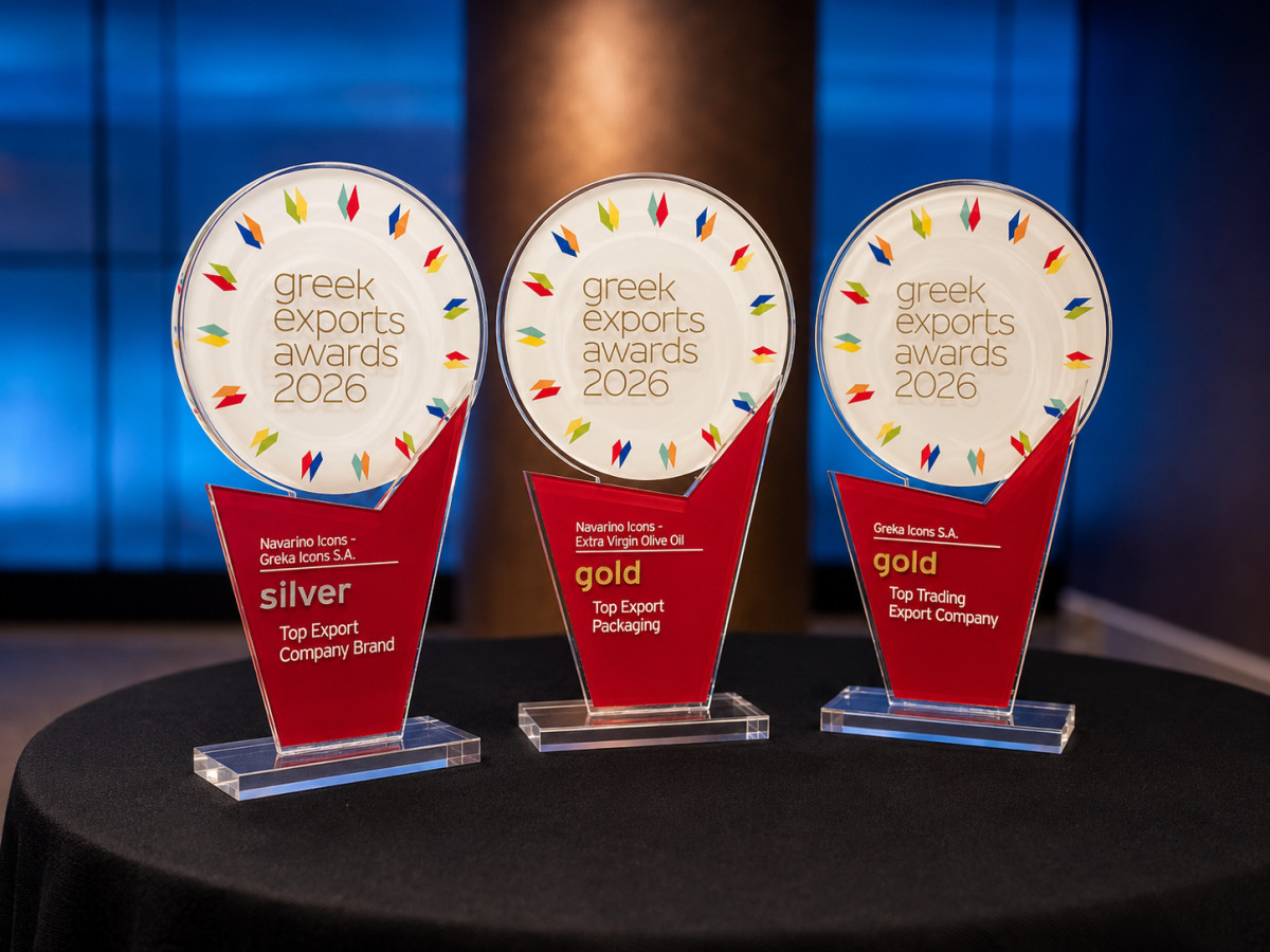 Η Greka Icons διακρίνεται στα Greek Export Awards 2026 με τρεις σημαντικές βραβεύσεις