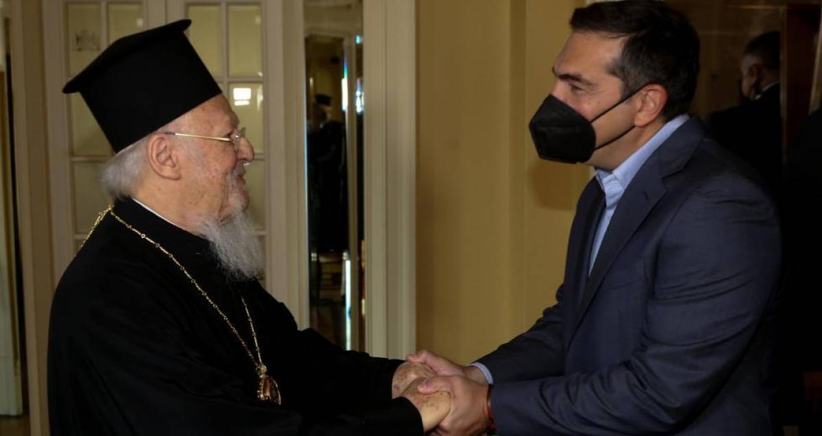 Επικοινωνία Τσίπρα με Βαρθολομαίο- Ευχές για ταχεία ανάρρωση