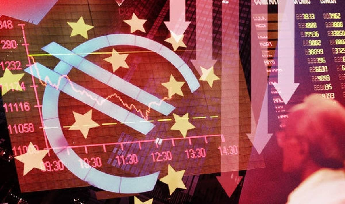 Ευρωζώνη: Ύφεση 14,7% το β' τρίμηνο του 2020