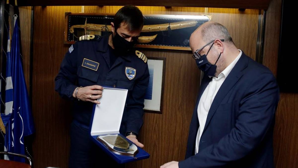 Χορηγία ΔΕΔΑ για εργασίες συντήρησης της φρεγάτας «Λήμνος»