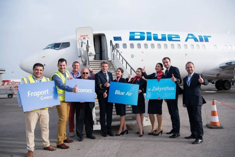 Η Blue Air ανακοίνωσε πτήσεις προς 10 Ελληνικούς προορισμούς