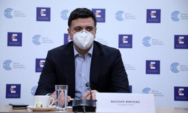 Κικίλιας: Απρίλιο, Μάιο, Ιούνιο θα εμβολιάζουμε μαζικά την ελληνική κοινωνία