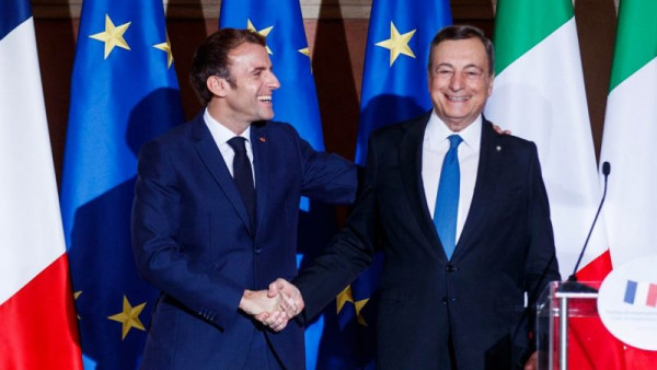 Γαλλία: Δείπνο εργασίας Μακρόν- Ντράγκι απόψε