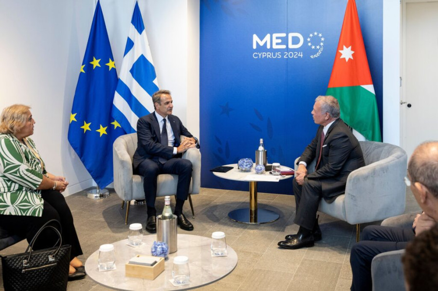 Μητσοτάκης: Συνάντησε τον Βασιλιά της Ιορδανίας-Συζητήθηκαν οι εξελίξεις στη Μ.Ανατολή