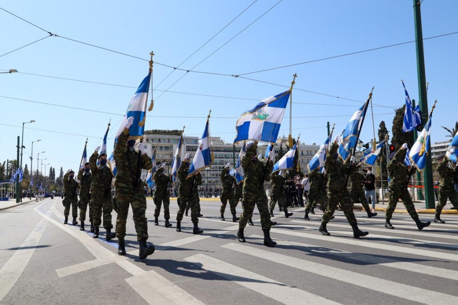 25η Μαρτίου: Στις 11:00 η στρατιωτική παρέλαση στο Σύνταγμα