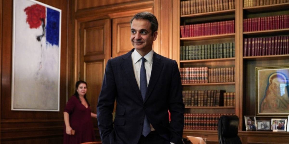 Eκπροσώπους ενεργειακών εταιριών υποδέχθηκε ο Μητσοτάκης, με φόντο τον Eastmed