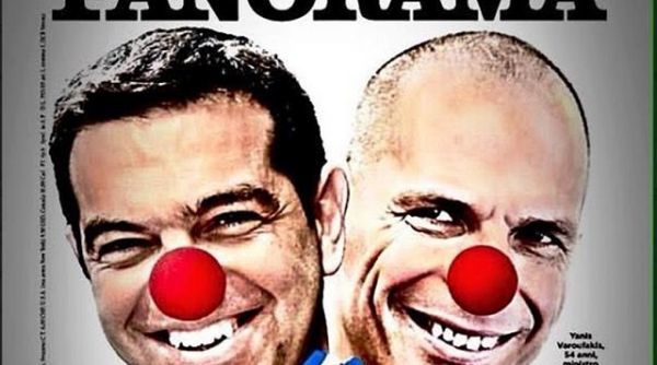 «Παλιάτσοι» Τσίπρας και Βαρουφάκης