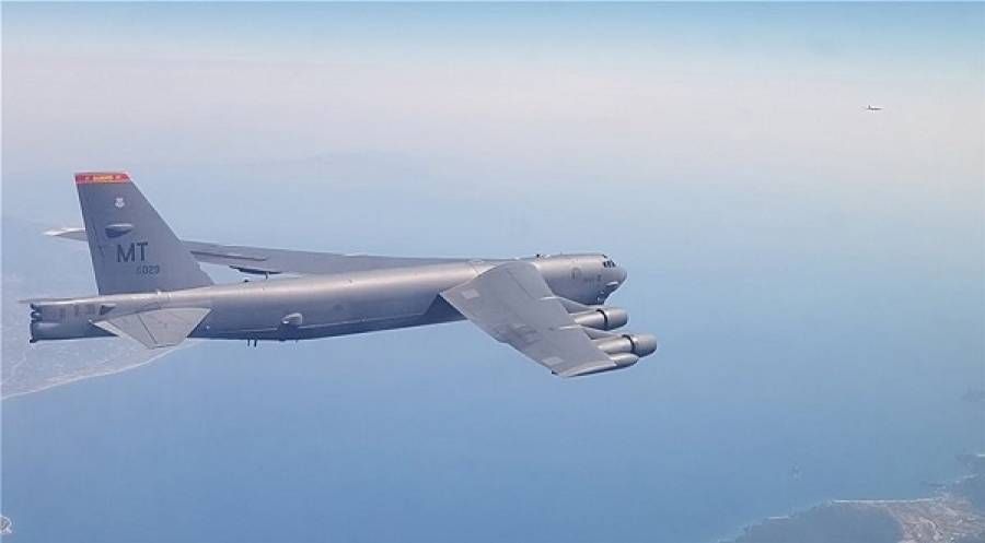Ελληνικά F-16 συνόδευσαν αμερικανικά Β-52 εντός των FIR Αθηνών-Λευκωσίας (photos)