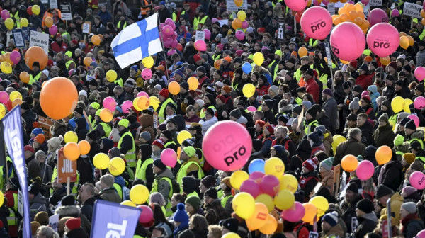 Φινλανδία: Μαζικές απεργιακές κινητοποιήσεις για τα δικαιώματα των εργαζομένων