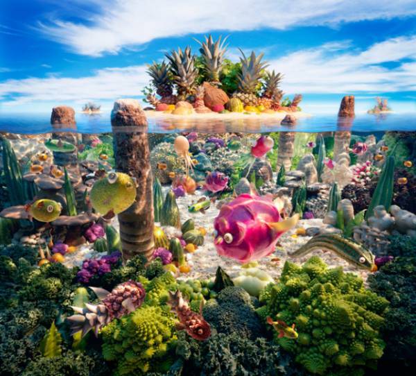 "Foodscapes" - Mαγικά τοπία φτιαγμένα από τρόφιμα