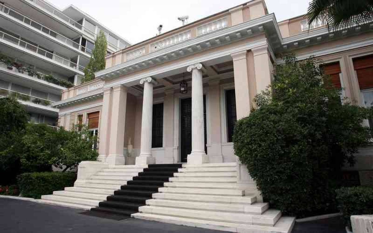 Πρώτη συνάντηση Μητσοτάκη - Διακόπουλου στο Μαξίμου