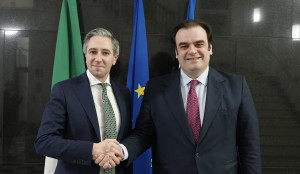 Συνάντηση Πιερρακάκη – Ιρλανδού ΥΠΟΙΚ: Ευρωπαϊκή αγορά και οικονομία στο επίκεντρο
